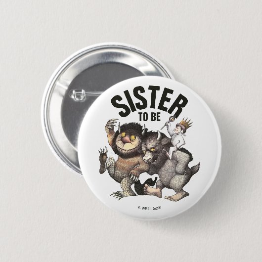 Wo die wilden Dinge sind | Register to be Button (Vorne & Hinten)