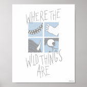 Wo die wilden Dinge sind | Square Graphic Poster (Vorne)