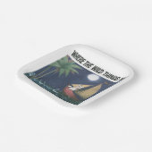 Wo die wilden Dinge sind | Szenario 2 Pappteller (Gewinkelt)