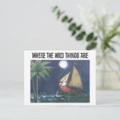 Wo die wilden Dinge sind | Szenario 2 Postkarte (Stehend Vorderseite)