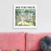 Wo die wilden Dinge sind | Szenario 4 Leinwanddruck (Insitu (Wohnzimmer))