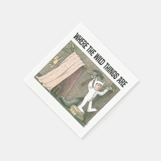Wo die wilden Dinge sind | Szene 1 Serviette (Ecke)