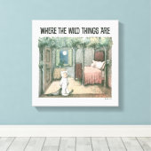 Wo die wilden Dinge sind | Szene 3 Leinwanddruck (Insitu (Holzboden))