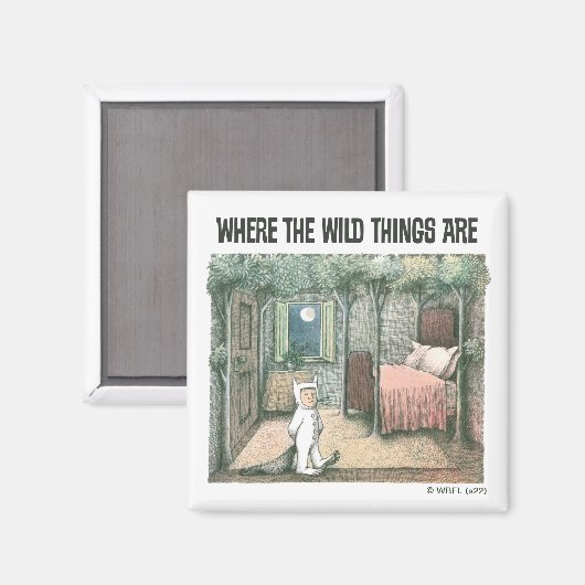 Wo die wilden Dinge sind | Szene 3 Magnet (Vorderseite/Rückseite)
