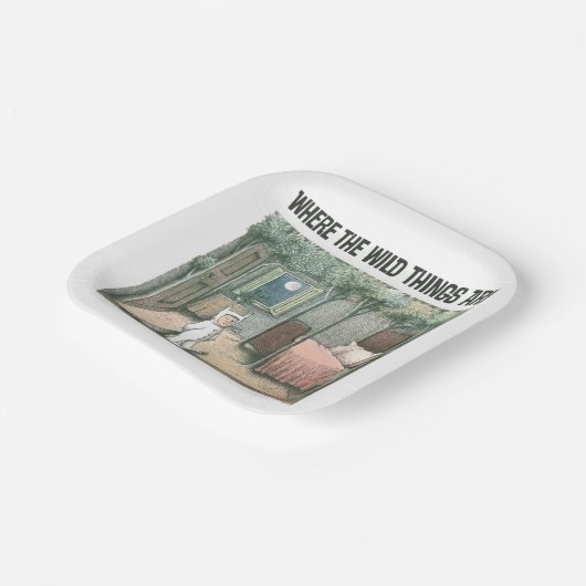 Wo die wilden Dinge sind | Szene 3 Pappteller (Gewinkelt)