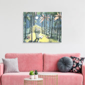 Wo die wilden Dinge sind | Szene 6 Leinwanddruck (Insitu (Wohnzimmer))