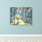 Wo die wilden Dinge sind | Szene 6 Leinwanddruck (Insitu (Holzboden))