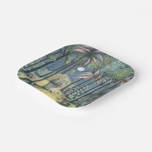 Wo die wilden Dinge sind | Szene 6 Pappteller (Gewinkelt)