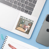 Wo die wilden Dinge sind | Szene 7 Aufkleber (Laptop mit iPhone)