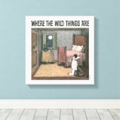 Wo die wilden Dinge sind | Szene 7 Leinwanddruck (Insitu (Holzboden))