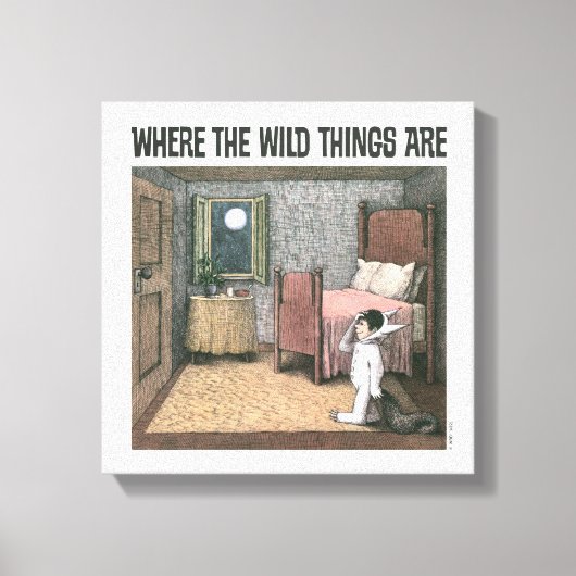 Wo die wilden Dinge sind | Szene 7 Leinwanddruck (Vorderseite)