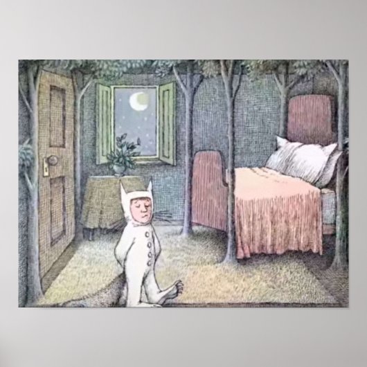 Wo die wilden Dinge sind, wenn Max sich in seiner Poster (Vorne)