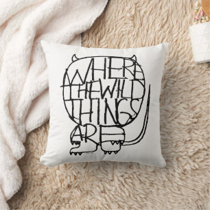 Wo die wilden Dinge sind Wild Things Sketch Kissen