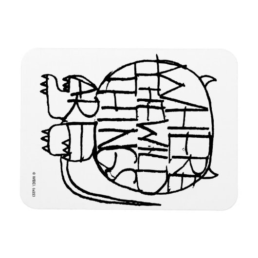 Wo die wilden Dinge sind | Wild Things Sketch Magnet (Horizontal)