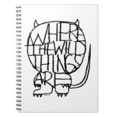 Wo die wilden Dinge sind | Wild Things Sketch Notizblock (Vorderseite)