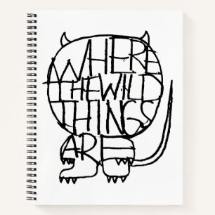 Wo die wilden Dinge sind   Wild Things Sketch Notizblock