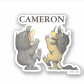 Wo die wilden Dinge sind | Wilde Dinge Aufkleber (Vorderseite)