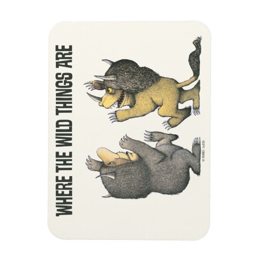 Wo die wilden Dinge sind | Wilde Dinge Magnet (Vertikal)