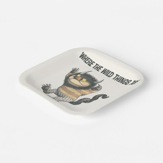 Wo die wilden Dinge sind | Wilde Dinge Pappteller (Gewinkelt)