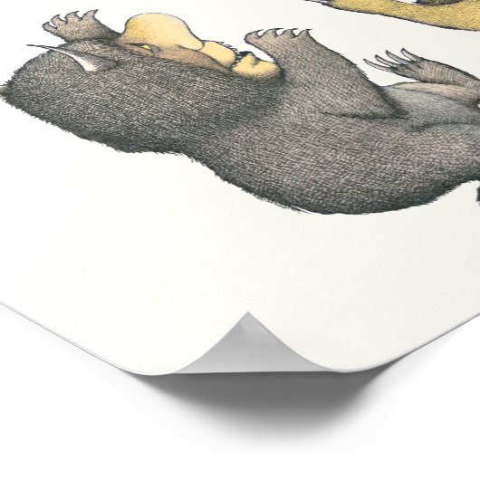 Wo die wilden Dinge sind | Wilde Dinge Poster (Ecke)