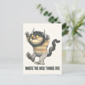 Wo die wilden Dinge sind | Wilde Dinge Postkarte (Stehend Vorderseite)