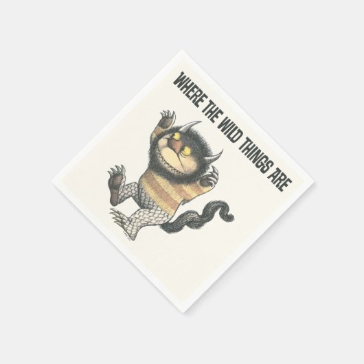 Wo die wilden Dinge sind | Wilde Dinge Serviette (Ecke)
