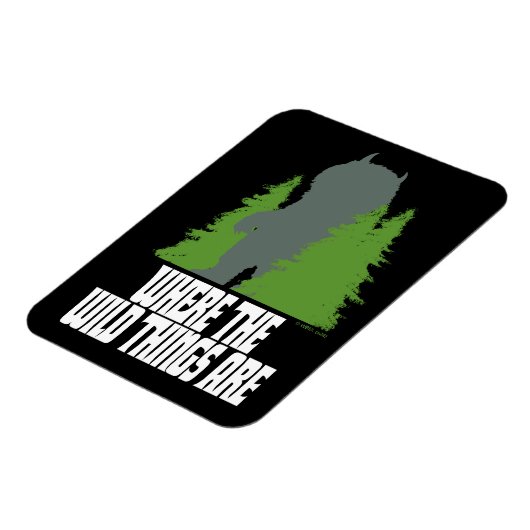 Wo die wilden Dinge sind | Wilde Dinge und Bäume Magnet (Linke Seite)