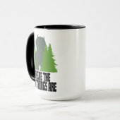 Wo die wilden Dinge sind | Wilde Dinge und Bäume Tasse (Vorderseite Links)