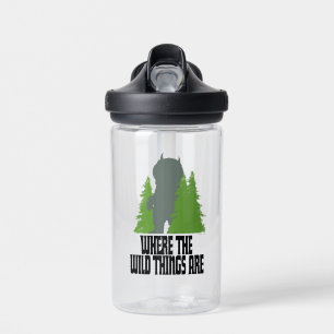 Wo die wilden Dinge sind   Wilde Dinge und Bäume Trinkflasche