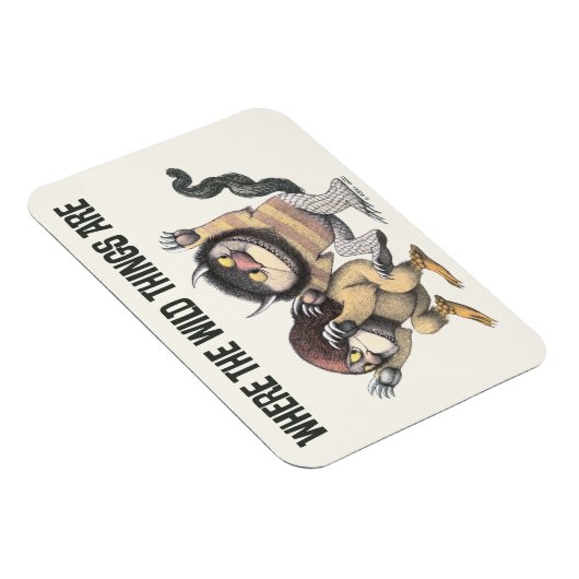 Wo die wilden Dinge sind | Zwei wilde Dinge Magnet (Rechte Seite)