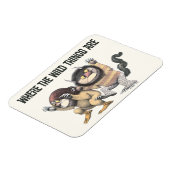 Wo die wilden Dinge sind | Zwei wilde Dinge Magnet (Linke Seite)