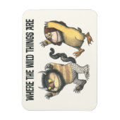 Wo die wilden Dinge sind | Zwei wilde Dinge Magnet (Vertikal)