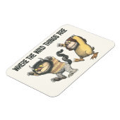 Wo die wilden Dinge sind | Zwei wilde Dinge Magnet (Linke Seite)