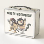 Wo die wilden Dinge sind | Zwei wilde Dinge Metall Brotdose (Vorderseite)