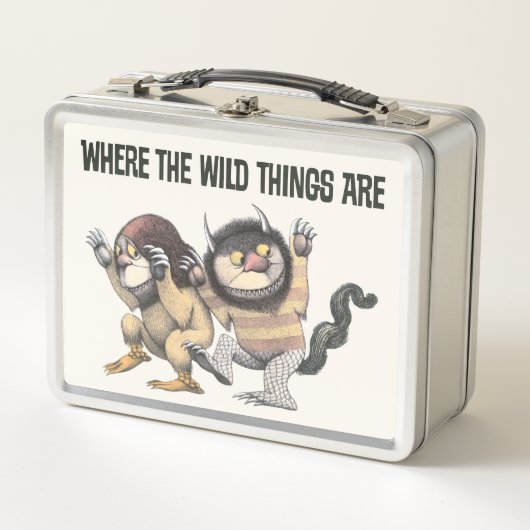 Wo die wilden Dinge sind | Zwei wilde Dinge Metall Brotdose (Vorderseite)