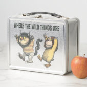 Wo die wilden Dinge sind | Zwei wilde Dinge Metall Brotdose (Beispiel)