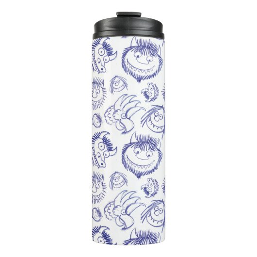 Wo die wilden Dinge Skizzen sind Thermosbecher (Vorderseite)