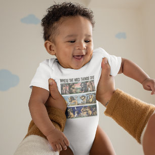 Wo die wilden Dinge Szenen sind Baby Strampler