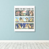 Wo die wilden Dinge Szenen sind Leinwanddruck (Insitu (Holzboden))