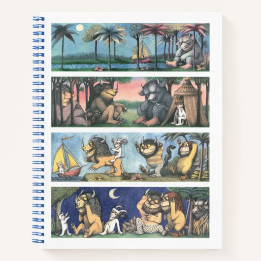 Wo die wilden Dinge Szenen sind Notizblock (Vorderseite)