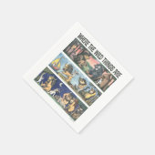 Wo die wilden Dinge Szenen sind Serviette (Ecke)