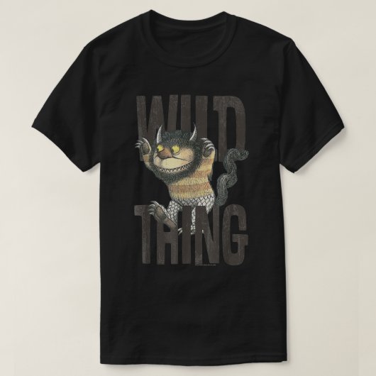 Wo die wilden Dinge wild sind T-Shirt (Design vorne)