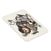 Wo die wilden Dinge Zeichen sind Magnet (Rechte Seite)