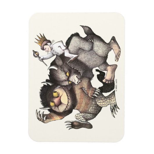 Wo die wilden Dinge Zeichen sind Magnet (Vertikal)