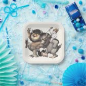 Wo die wilden Dinge Zeichen sind Pappteller (Party)