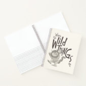 Wo die wilden Dinge zitieren Notizblock (Innenseite)