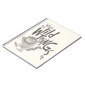 Wo die wilden Dinge zitieren Notizblock (Linke Seite)