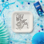 Wo die wilden Dinge zitieren Pappteller (Party)