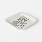 Wo die wilden Dinge zitieren Pappteller (Gewinkelt)