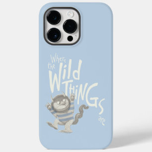 Wo die wilden Dinge zitiert werden - blau Case-Mate iPhone 14 Pro Max Hülle
